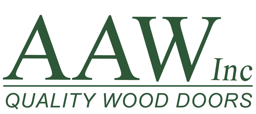 Logo for AAW Inc, a supplier of quality wood doors